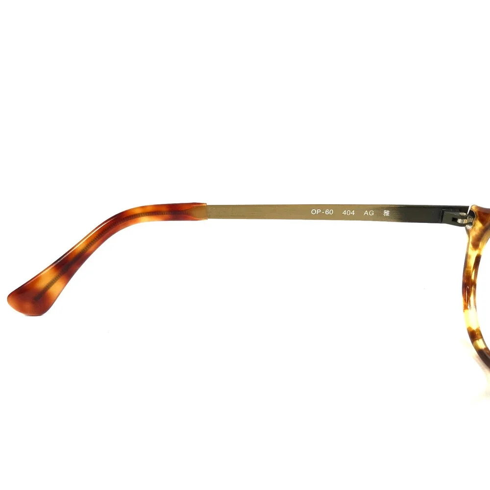 Vintage Oliver Peoples Eyeglasses Frames OP-60 404 AG Antique Gold 49-22-140